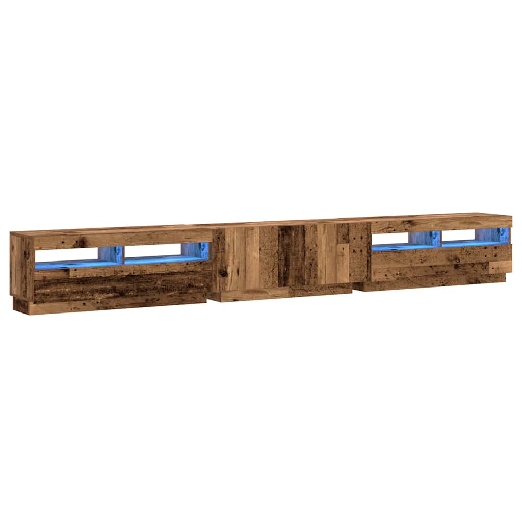 vidaXL Tv Cabinet | Old wood | Engineered wood | Large | Tv Cabinet