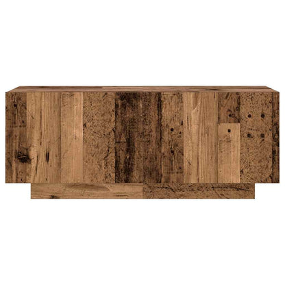 vidaXL TV Cabinet with LED Lights Old Wood 300x35x40cm Engineered Wood