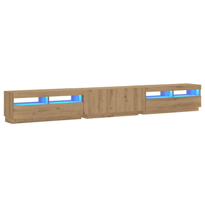 vidaXL TV Cabinet | Artisan oak | Engineered wood | 300 x 35 x 40 cm