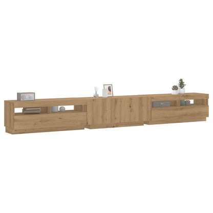 vidaXL TV Cabinet | Artisan oak | Engineered wood | 300 x 35 x 40 cm