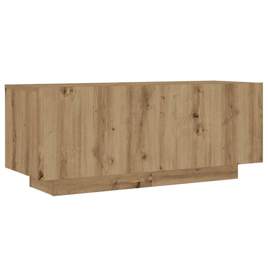 vidaXL Bedside Cabinet Artisan Oak 100x35x40 cm Engineered Wood