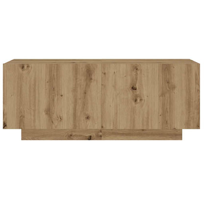 vidaXL Bedside Cabinet Artisan Oak 100x35x40 cm Engineered Wood