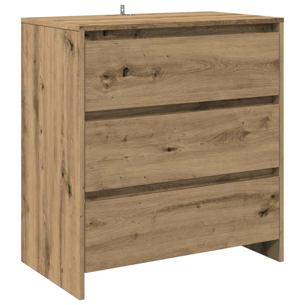 vidaXL 2 Piece Sideboard Artisan Oak Engineered Wood