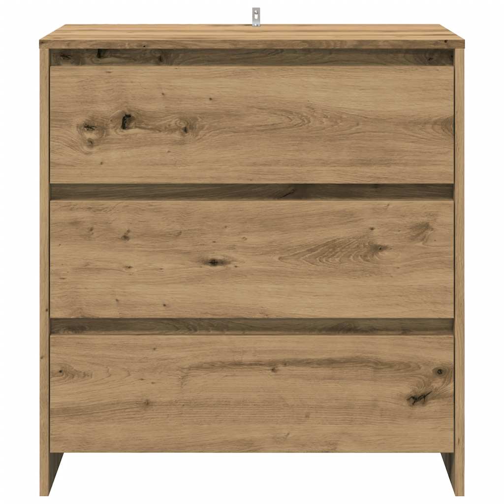 vidaXL 3 Piece Sideboard Artisan Oak Engineered Wood