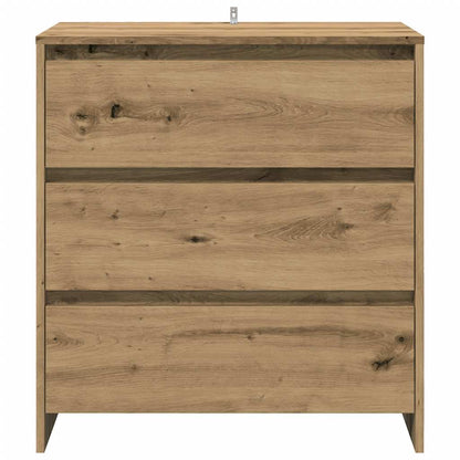vidaXL 3 Piece Sideboard Artisan Oak Engineered Wood