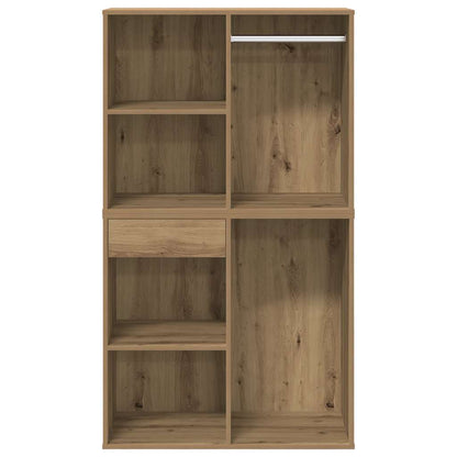 vidaXL Dressing Table Set with LED Artisan Oak Engineered Wood