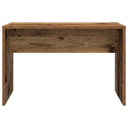 vidaXL Dressing Table Set with LED Old Wood Engineered Wood