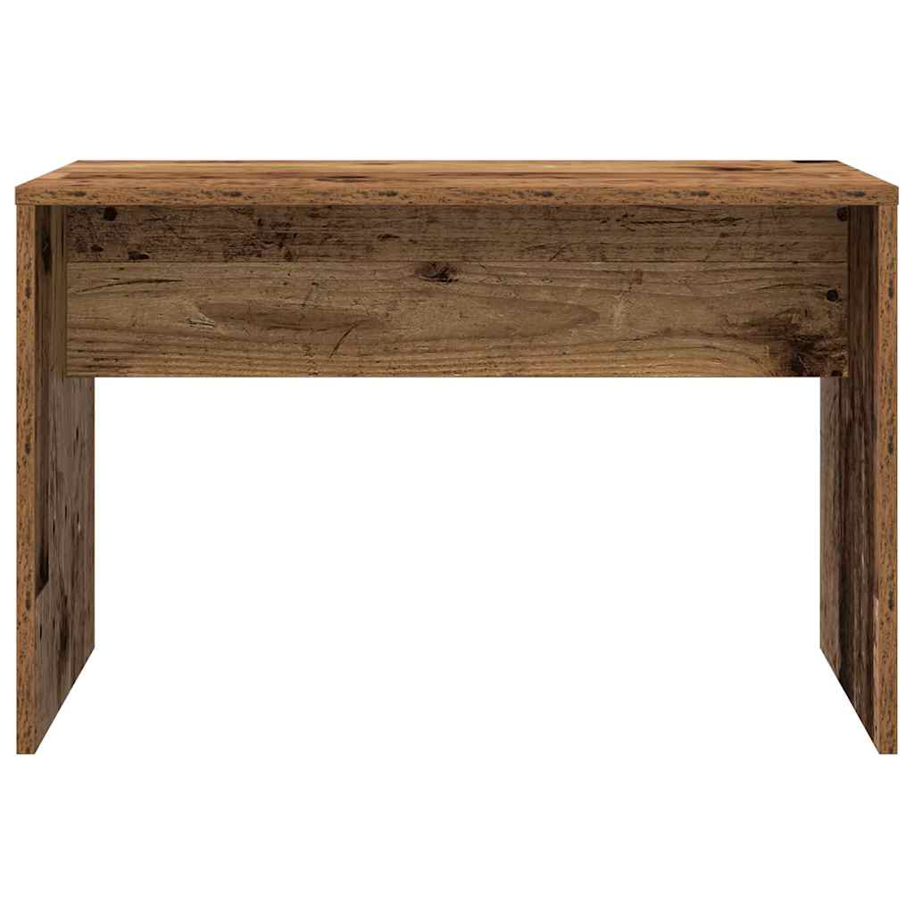 vidaXL Dressing Table Set with LED Old Wood Engineered Wood