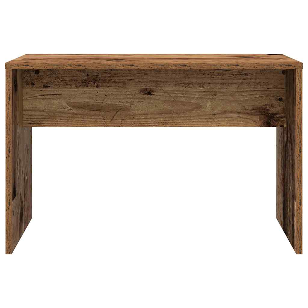vidaXL Dressing Table Set with LED Old Wood Engineered Wood