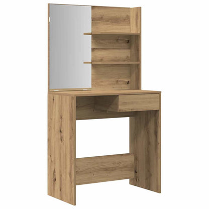 vidaXL Dressing Table Set Artisan Oak Engineered Wood