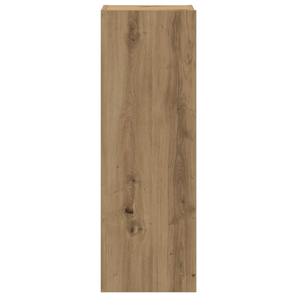 vidaXL 5 Piece TV Cabinet Set Wall-mounted Artisan Oak Engineered Wood