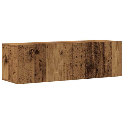 vidaXL 3 Piece TV Cabinet Set Wall-mounted Old Wood Engineered Wood