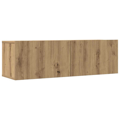 vidaXL 5 Piece TV Cabinet Set Wall-mounted Artisan Oak Engineered Wood
