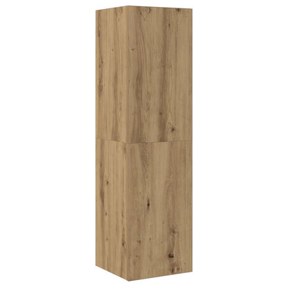 vidaXL 5 Piece TV Cabinet Set Wall-mounted Artisan Oak Engineered Wood