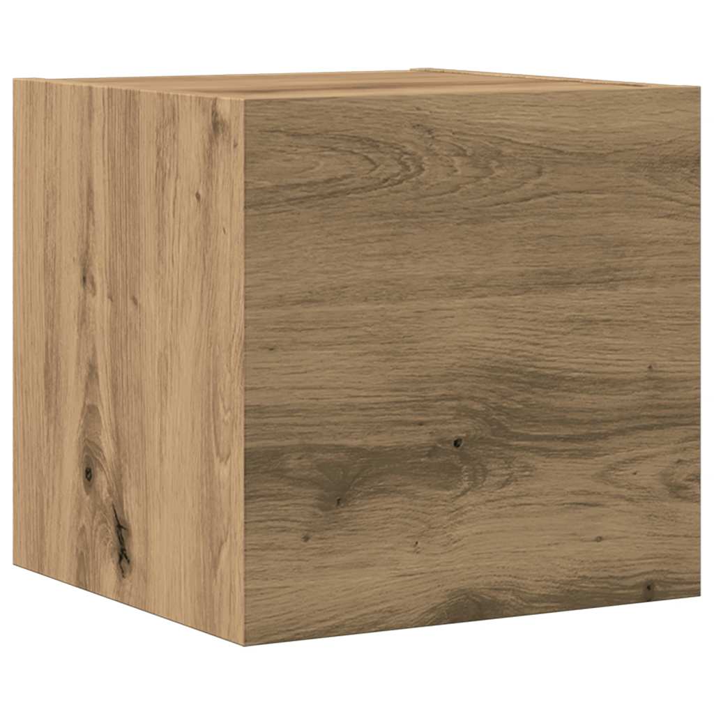 vidaXL 5 Piece TV Cabinet Set Wall-mounted Artisan Oak Engineered Wood