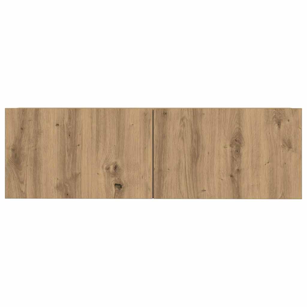vidaXL TV Cabinet Set | Set of 3 | Artisan oak | Engineered wood | Medium