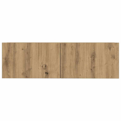 vidaXL 7 Piece TV Cabinet Set Wall-mounted Artisan Oak Engineered Wood