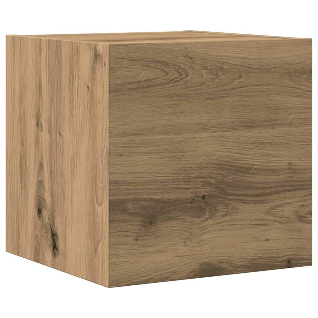 vidaXL 7 Piece TV Cabinet Set Wall-mounted Artisan Oak Engineered Wood