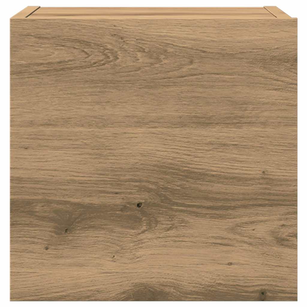 vidaXL 7 Piece TV Cabinet Set Wall-mounted Artisan Oak Engineered Wood