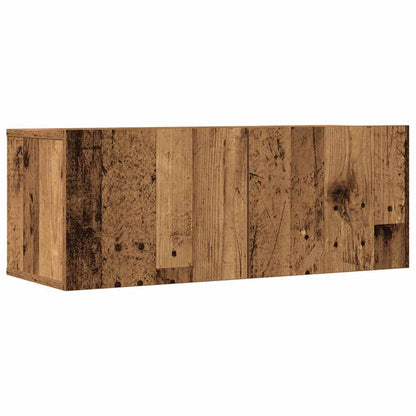 vidaXL 7 Piece TV Cabinet Set Wall-mounted Old Wood Engineered Wood