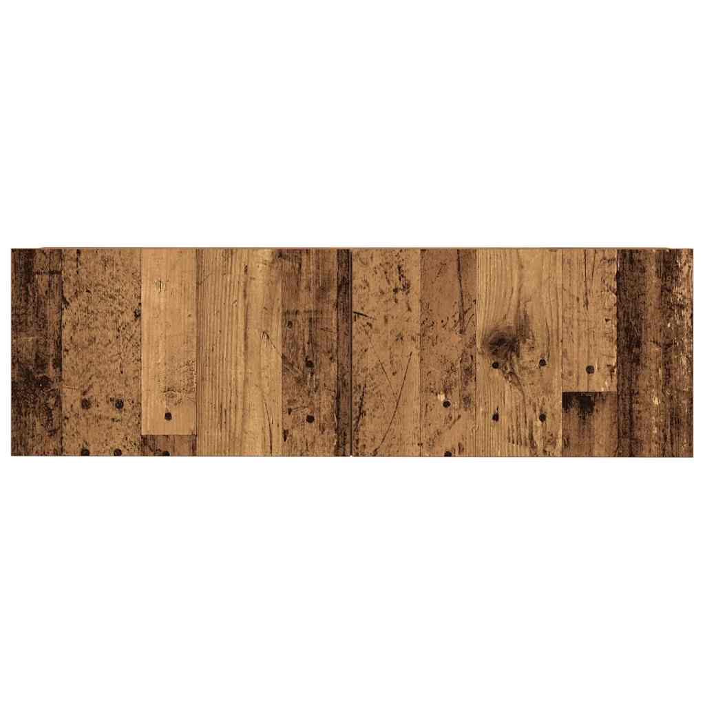 vidaXL 7 Piece TV Cabinet Set Wall-mounted Old Wood Engineered Wood
