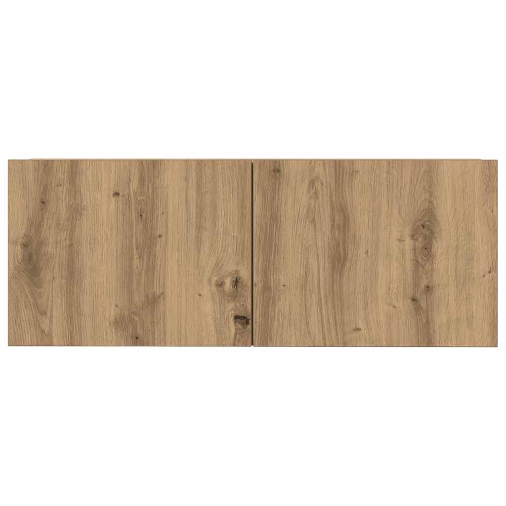 vidaXL 7 Piece TV Cabinet Set Wall-mounted Artisan Oak Engineered Wood