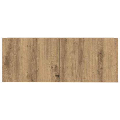 vidaXL 7 Piece TV Cabinet Set Wall-mounted Artisan Oak Engineered Wood