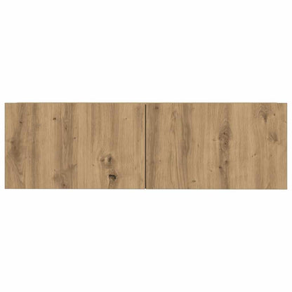 vidaXL 7 Piece TV Cabinet Set Wall-mounted Artisan Oak Engineered Wood