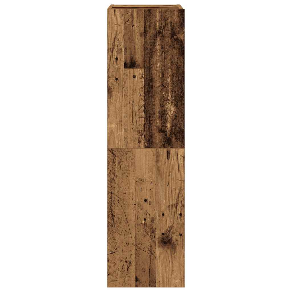 vidaXL 4 Piece TV Cabinet Set Wall-mounted Old Wood Engineered Wood