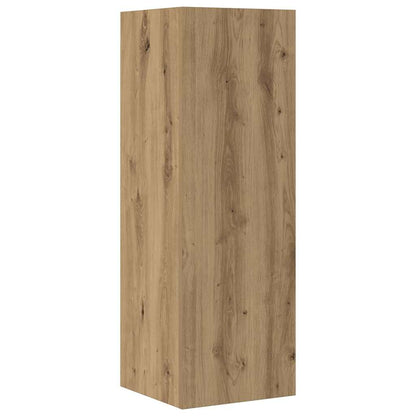 vidaXL 4 Piece TV Cabinet Set Wall-mounted Artisan Oak Engineered Wood