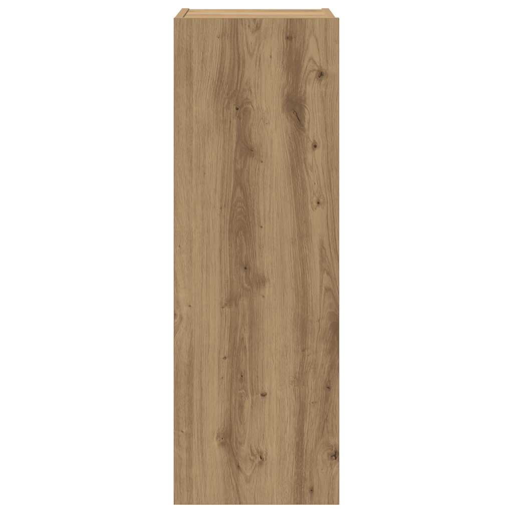 vidaXL 4 Piece TV Cabinet Set Wall-mounted Artisan Oak Engineered Wood