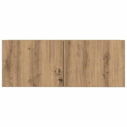 vidaXL 4 Piece TV Cabinet Set Wall-mounted Artisan Oak Engineered Wood