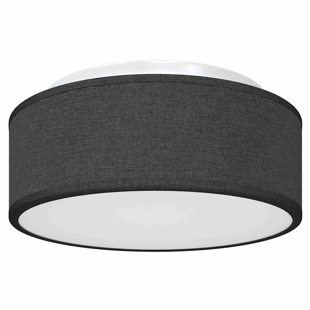 vidaXL Ceiling Lamp with Spotlights Black 30 x 30 x 13.5 cm Fabric