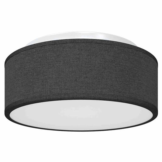 vidaXL Ceiling Lamp with Spotlights Black 30 x 30 x 13.5 cm Fabric