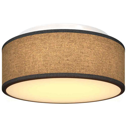 vidaXL Ceiling Lamp with Spotlights Black 30 x 30 x 13.5 cm Fabric