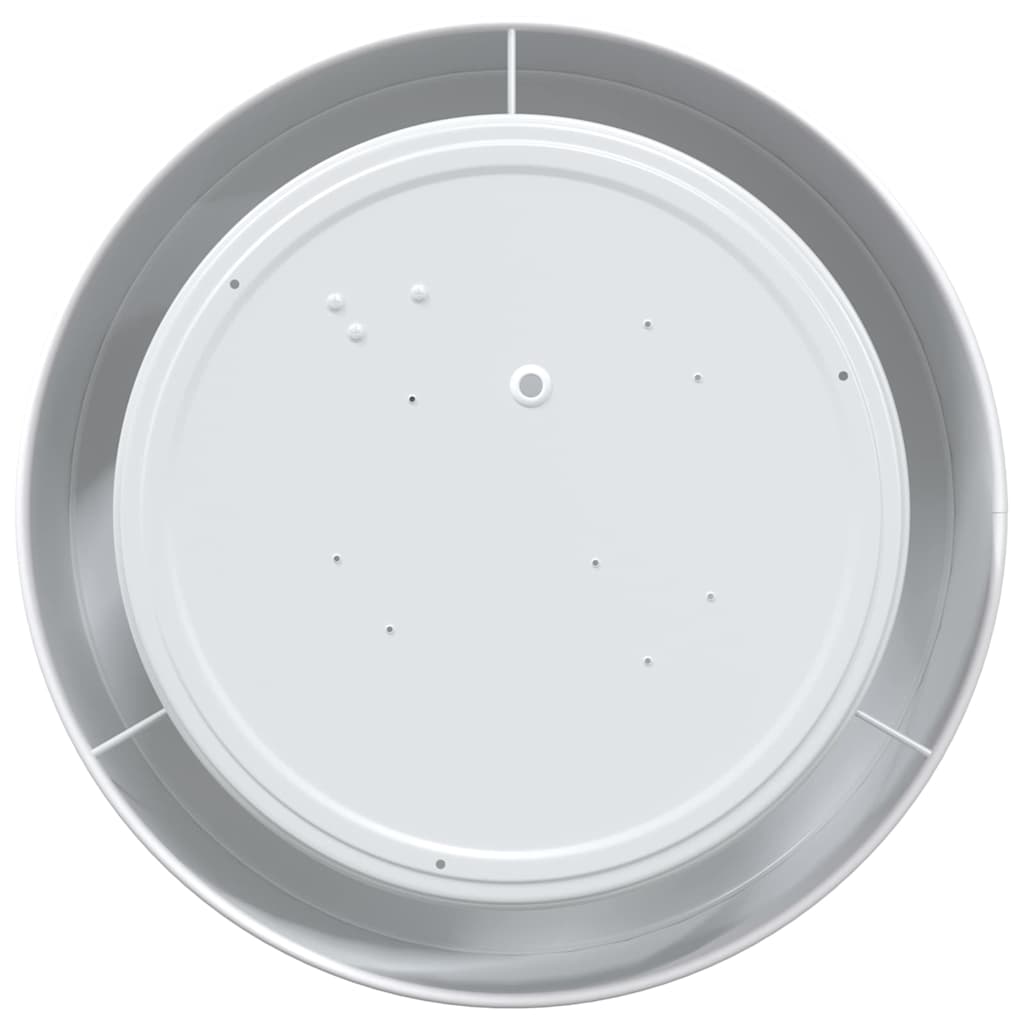 vidaXL Ceiling Lamp with Spotlights White 30 x 30 x 13.5 cm Fabric
