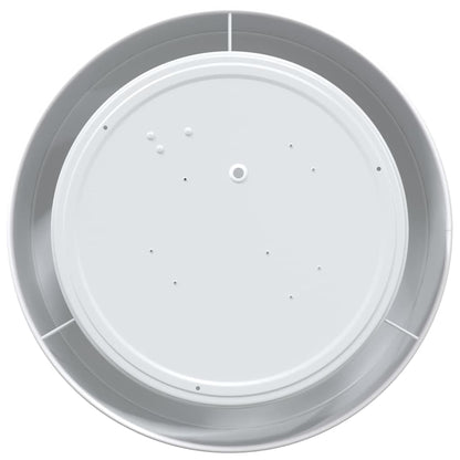 vidaXL Ceiling Lamp with Spotlights White 30 x 30 x 13.5 cm Fabric