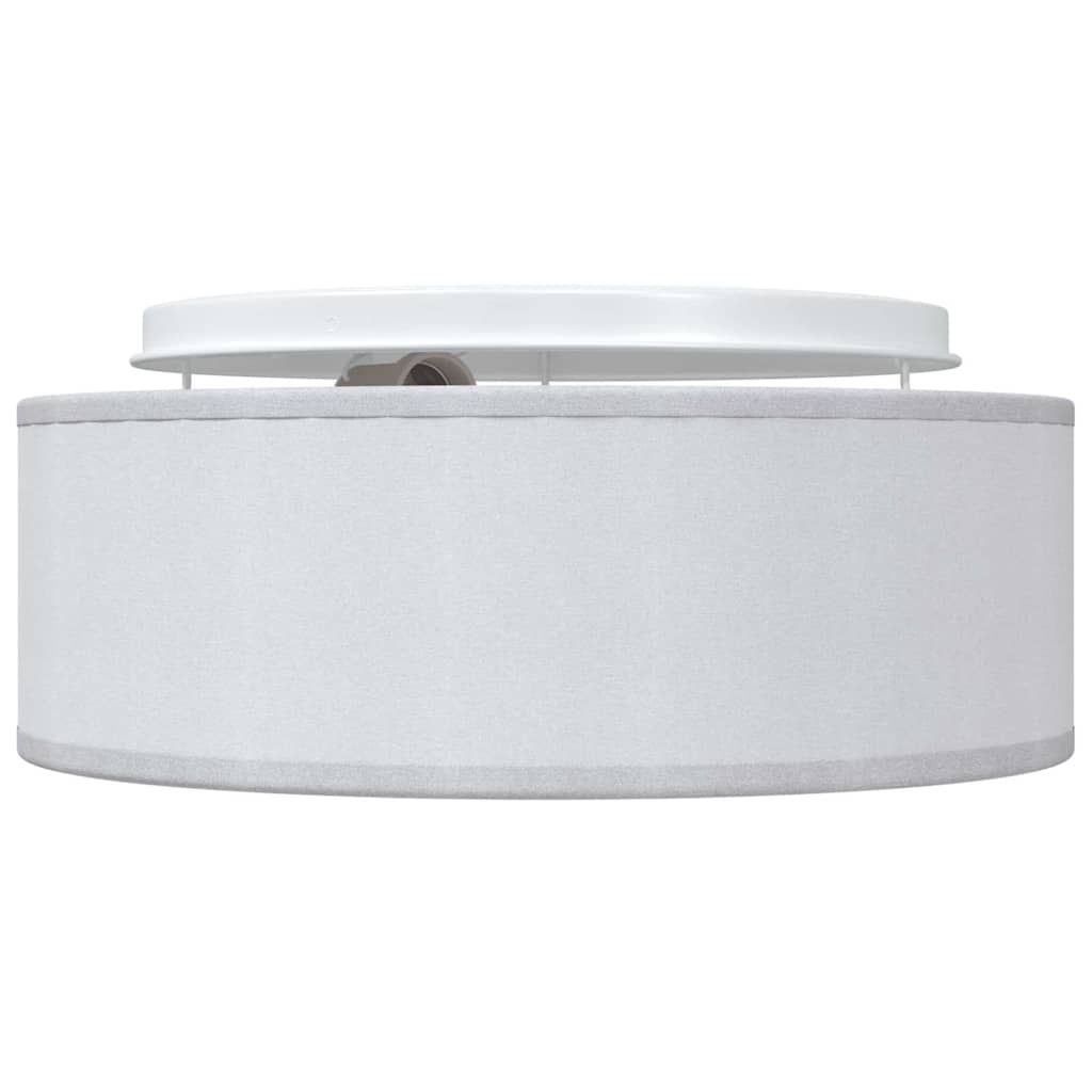 vidaXL Ceiling Lamp with Spotlights Grey 30 x 30 x 13.5 cm Fabric
