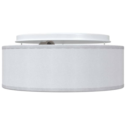 vidaXL Ceiling Lamp with Spotlights Grey 30 x 30 x 13.5 cm Fabric