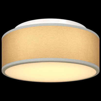 vidaXL Ceiling Lamp with Spotlights Grey 30 x 30 x 13.5 cm Fabric
