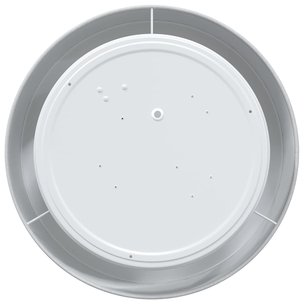 vidaXL Ceiling Lamp with Spotlights Grey 30 x 30 x 13.5 cm Fabric