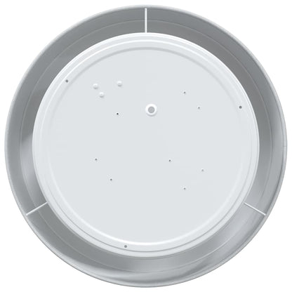 vidaXL Ceiling Lamp with Spotlights Grey 30 x 30 x 13.5 cm Fabric