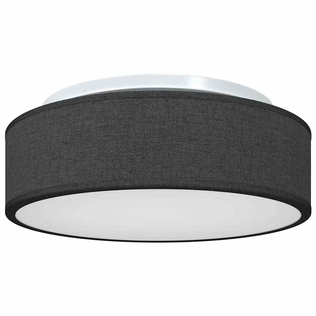vidaXL Ceiling Lamp with Spotlights Black 38 x 38 x 13.5 cm Fabric