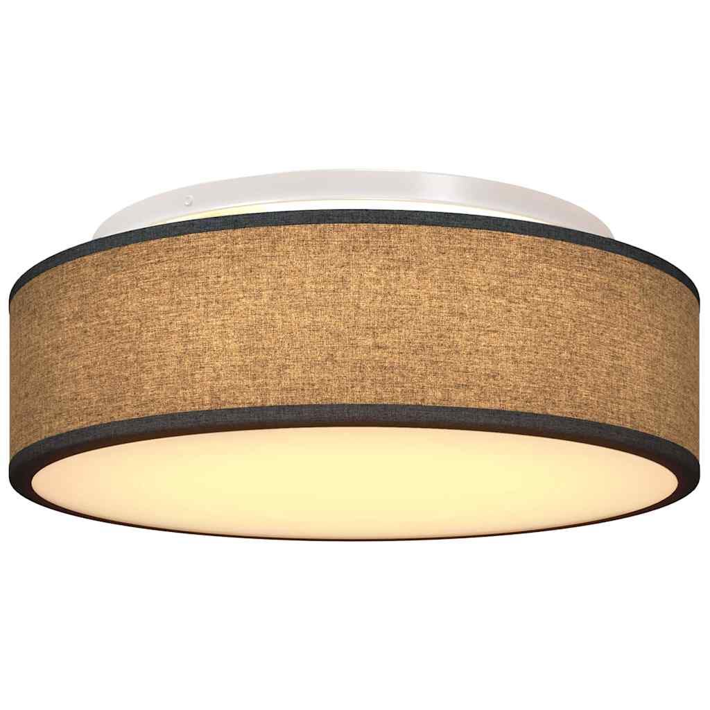 vidaXL Ceiling Lamp with Spotlights Black 38 x 38 x 13.5 cm Fabric