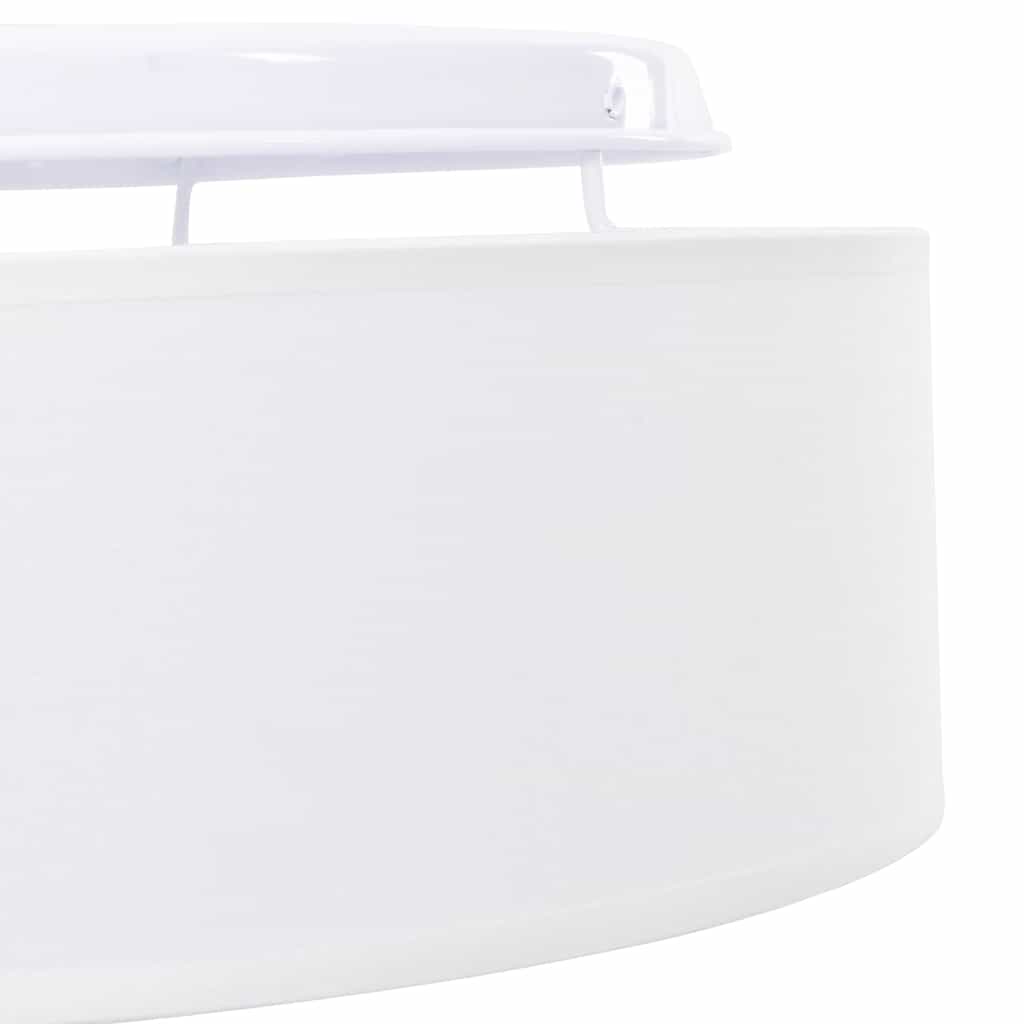 vidaXL Ceiling Lamp with Spotlights White 38 x 38 x 13.5 cm Fabric