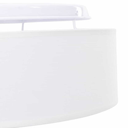 vidaXL Ceiling Lamp with Spotlights White 38 x 38 x 13.5 cm Fabric