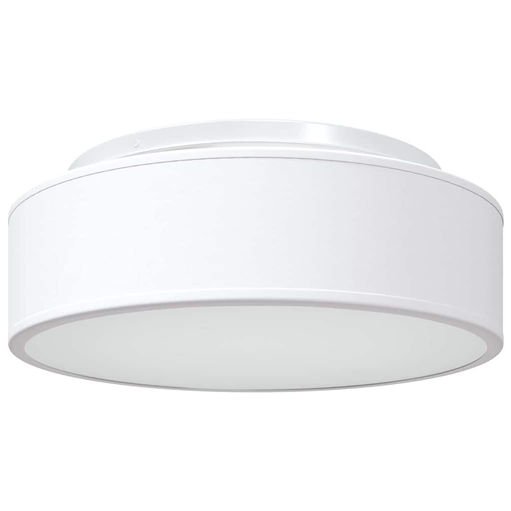 vidaXL Ceiling Lamp with Spotlights White 38 x 38 x 13.5 cm Fabric