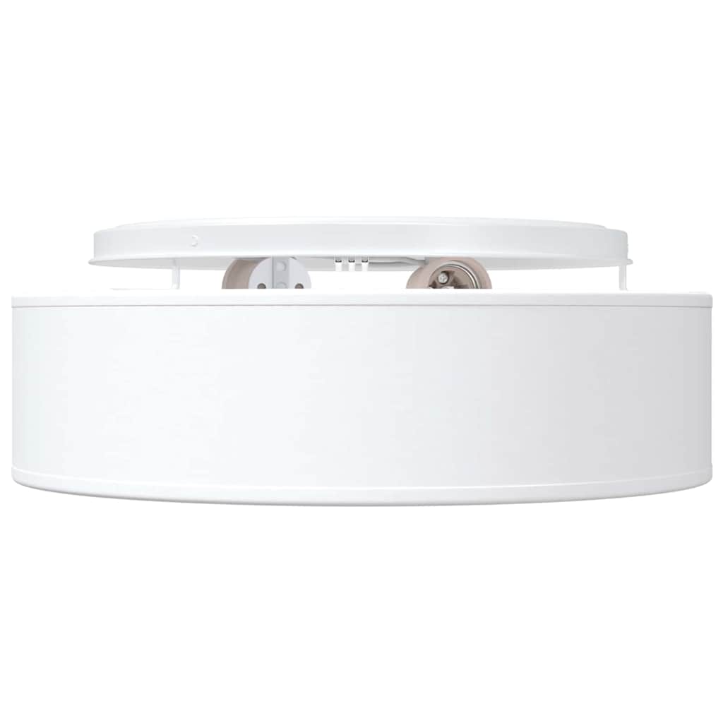 vidaXL Ceiling Lamp with Spotlights White 38 x 38 x 13.5 cm Fabric
