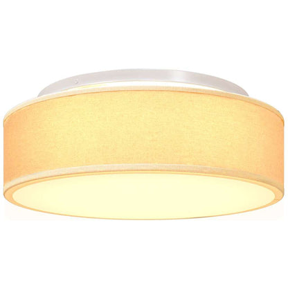 vidaXL Ceiling Lamp with Spotlights White 38 x 38 x 13.5 cm Fabric