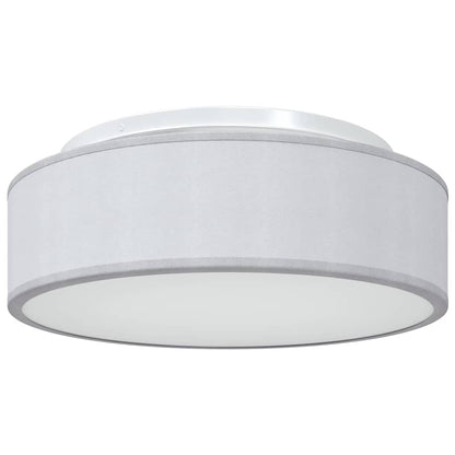 vidaXL Ceiling Lamp with Spotlights Grey 38 x 38 x 13.5 cm Fabric
